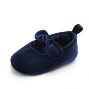 Balerini bebelus de catifea (Culoare: Albastru, Marime: 12-18 Luni) JEM2f54