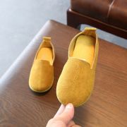 Balerini tip piele intoarsa (Culoare: Crem, Marime: 25) JEMdrl172