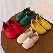 Balerini tip piele intoarsa (Culoare: Mustar, Marime: 22) JEMdrl180