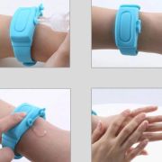 Bratara Dispenser pentru dezinfectant maini (Culoare: Bleu) JEMbradisp6