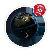 Glob terestru ziua - luminile oraselor noaptea bk7347