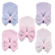 Caciulita subtire de nou-nascut cu funda (Culoare: Multicolor) JEMcasubfun1