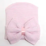 Caciulita subtire de nou-nascut cu funda (Culoare: Roz/Alb) JEMcasubfun5