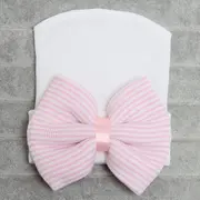 Caciulita subtire de nou-nascut cu funda (Culoare: Roz/Alb) JEMcasubfun5