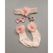 Set 4 piese - sosete cu accesorii (Model: B) JEM4setpiese2