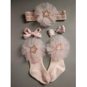 Set 4 piese - sosete cu accesorii (Model: B) JEM4setpiese2
