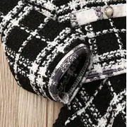 Set sacou cu rochita (Marime: 110, Culoare: Negru cu alb) JEM36set10
