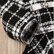 Set sacou cu rochita (Marime: 80, Culoare: Negru cu alb) JEM36set7