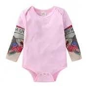 Body cu tatuaj (Culoare: Gri, Marime: 90) JEMdrl183