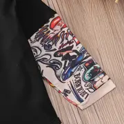 Body cu tatuaj (Culoare: Gri, Marime: 90) JEMdrl183