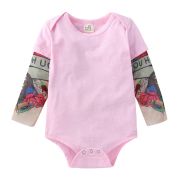 Body cu tatuaj (Culoare: Roz, Marime: 100) JEMdrl1178