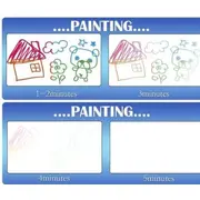 Covoras pentru desenat cu creion magic, pe baza de apa (Dimensiune: 29x19 cm) JEMdrl8