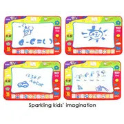Covoras pentru desenat cu creion magic, pe baza de apa (Dimensiune: 29x19 cm) JEMdrl8