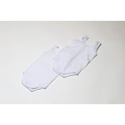 Set 2 body-uri din bumbac albe fara maneca - tip maieu (Marime: 12-18 Luni) JEM138lc4