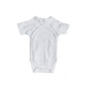 Set 3 body-uri din bumbac albe petrecute (Marime: 3-6 Luni, Tip maneca: Scurta) JEM138le4