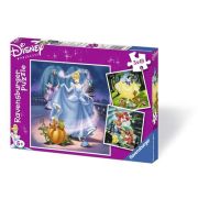 PUZZLE ALBA CA ZAPADA, CENUSAREASA SI ARIEL, 3x49 PIESE - ARTRVSPC09339