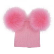 Caciulita cu pampoane (Culoare: Negru) JEMdrl298