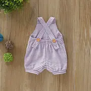 Salopeta cu dungi (Culoare: Alb, Marime: 70) JEMdrl1204
