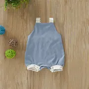 Salopeta cu dungi (Culoare: Alb, Marime: 80) JEMdrl1203