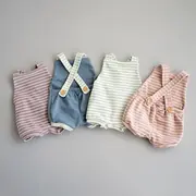 Salopeta cu dungi (Culoare: Bleu, Marime: 90) JEMdrl1193