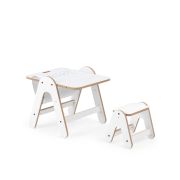 Masuta si tabla 2 in 1 cu scaunel Massam MDF MamaToyz JEMMtyz_massam3