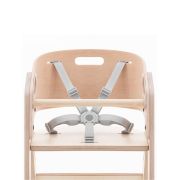 Scaun de masa multifunctional pentru bebelusi, MamaToyz, pliabil, cu masuta, transformabil, lemn, 6 luni - adolescent, natur JEMMtyz_muchair_nat