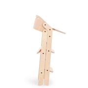 Scaun de masa multifunctional pentru bebelusi, MamaToyz, pliabil, cu masuta, transformabil, lemn, 6 luni - adolescent, natur JEMMtyz_muchair_nat