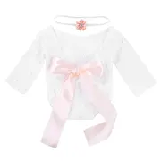 Set pentru poze - body plus bentita pentru nou nascut (Culoare: Roz) JEMdrl_setpoze1