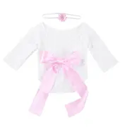 Set pentru poze - body plus bentita pentru nou nascut (Culoare: Roz) JEMdrl_setpoze1