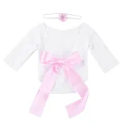 Set pentru poze - body plus bentita pentru nou nascut (Culoare: Somon) JEMdrl_setpoze3