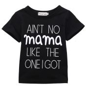 Tricou copii negru "Ain't No Mama" (Marime: 100) JEMdrl_trano2