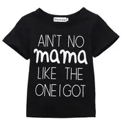 Tricou copii negru "Ain't No Mama" (Marime: 100) JEMdrl_trano2