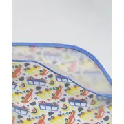 Baveta cu 2 fete si buzunar , BabyJem, 24x35 cm (Culoare: Bleu) JEMbj_8403