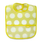 Baveta cu 2 fete si buzunar , BabyJem, 24x35 cm (Culoare: Bleu) JEMbj_8403