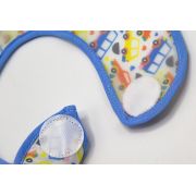 Baveta cu 2 fete si buzunar , BabyJem, 24x35 cm (Culoare: Bleu) JEMbj_8403