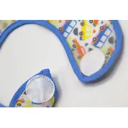 Baveta cu 2 fete si buzunar , BabyJem, 24x35 cm (Culoare: Bleu) JEMbj_8403