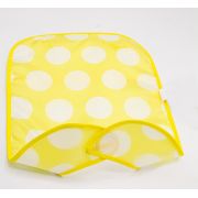 Baveta cu 2 fete si buzunar , BabyJem, 24x35 cm (Culoare: Galben) JEMbj_8402