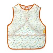 Baveta pentru copii, BabyJem, fara maneci, 32x37 cm (Culoare: Bleu) JEMbj_8393