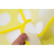 Baveta pentru copii, BabyJem, fara maneci, 32x37 cm (Culoare: Galben) JEMbj_8392