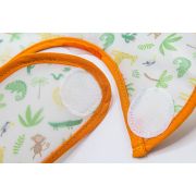 Baveta pentru copii, BabyJem, fara maneci, 32x37 cm (Culoare: Portocaliu) JEMbj_8391