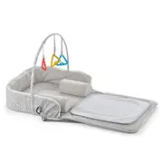 Geanta multifunctionala 3 in 1, BabyJem, 60x100 cm (Culoare: Gri) JEMbj_7712