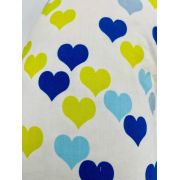 Perna pentru alaptat 2 in 1 Nursing Pillow Hearts, BabyJem (Culoare: Alb) JEMbj_082-17