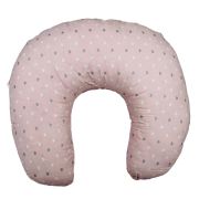 Perna pentru alaptat 2 in 1 Nursing Pillow Hearts, BabyJem (Culoare: Roz) JEMbj_082-16