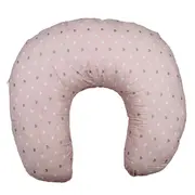 Perna pentru alaptat 2 in 1 Nursing Pillow Hearts, BabyJem (Culoare: Roz) JEMbj_082-16