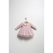 Rochita eleganta pentru fetite Elbise, Tongs baby, cu tulle si volane (Culoare: Crem, Marime: 24-36 luni) JEMtgs_382920