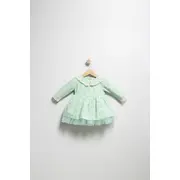 Rochita eleganta pentru fetite Elbise, Tongs baby, cu tulle si volane (Culoare: Roz, Marime: 24-36 luni) JEMtgs_382919