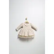 Rochita eleganta pentru fetite Elbise, Tongs baby, cu tulle si volane (Culoare: Roz, Marime: 24-36 luni) JEMtgs_382919