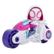 SPIDEY PRIETENII EXTRAORDINARI SET MOTOCICLETA SI FIGURINA GHOST SPIDER 10CM VIVF6777_F7461