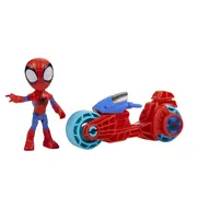 SPIDEY PRIETENII EXTRAORDINARI SET MOTOCICLETA SI FIGURINA SPIDEY 10CM VIVF6777_F7459
