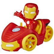 SPIDEY PRIETENII EXTRAORDINARI SET VEHICUL SI FIGURINA IRON MAN VIVF1459_F3992